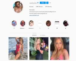 Louise uploads jaw dropping selfies and flaunt her body on Instagram and from this she has acquired more than 200k followers.